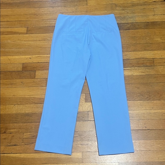 Veronica Beard Jaya Pintuck Crop Pants in Sky Blue, size 10 - Picture 13 of 14
